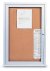 36" x 36" 1 Door Outdoor Enclosed Corkboard