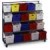 4 Shelf Flat Tub Distribution Rack - Hardboard