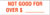 N10-000 NOT GOOD FOR OVER $