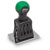 Rubber Round Dater w/flip dates