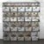 12 Tub Wall Mounted Rack