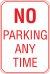 12X18 NO PARKING ANY TIME