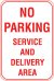 12X18 NO PARKING SERVICE AND DELIVERY