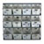 16 Tub Wall Mounted Rack