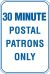 12X18 30 MINUTE POSTAL PATRONS ONLY