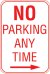 12X18 NO PARKING ANY TIME---->
