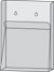KLEAR FLEX WALLMOUNT POCKET 8� X 11