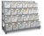 Flat Steel Tote Rack 6 Wide Expanded