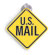 Rural Carrier Car Window Sign - "U.S. Mail"