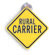Rural Carrier Car Window Sign - "Rural Carrier"