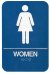 ADA Compliant Signs, Women Restroom