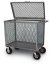 24" x 48" x 27" Locking Postal Bag Cart