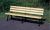 4' Outdoor Wooden Bench