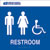Signage, ADA Compliant,Wo/Man Wheelchain