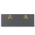 1" x 3" Metal Name Badge - Standard Military Clutch