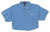 Men's Light Blue Mesh/Pique Polo