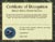 Postal Congratulations Certificate