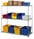 36"W Steel Shelving - 3 Shelves
