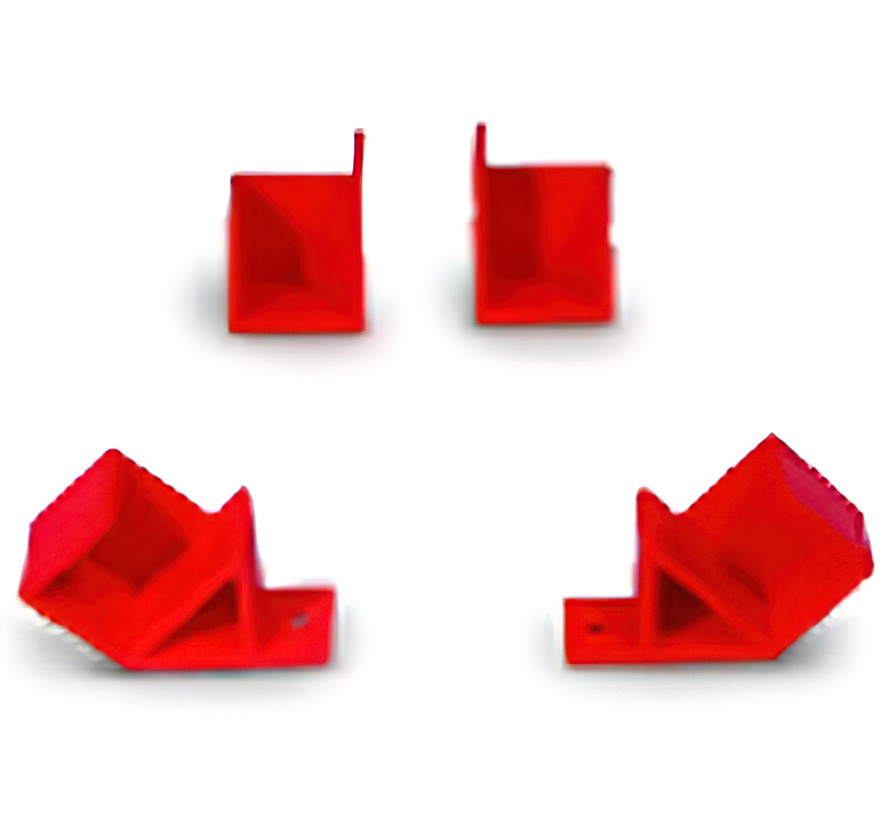 3/4" Straight Shelf Mounting Clips (1 right + 1 left)