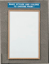 36" x 24" Dry Erase Board - Oak Frame