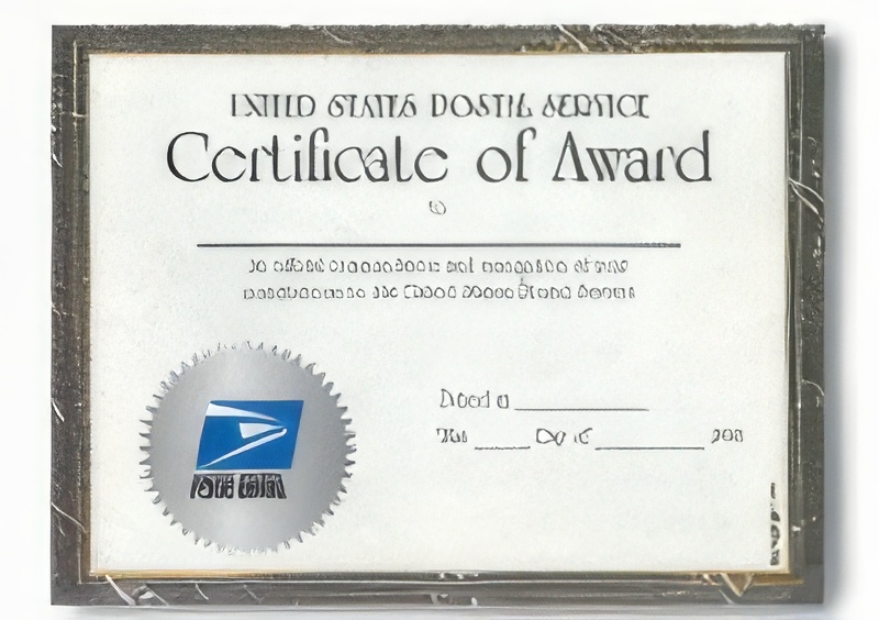 Certificate of Award