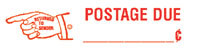 N14-132 Return to Sender (Left) Postage Due Stamp