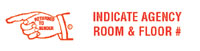 Pre-Inked Returned to Sender: Indicate Agency Room & Floor