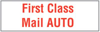 N10-142 FIRST CLASS MAIL AUTO,PREINKED