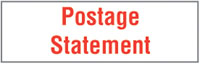 EA07,UPGRADE RUBBER POSTAGE STATEMENT