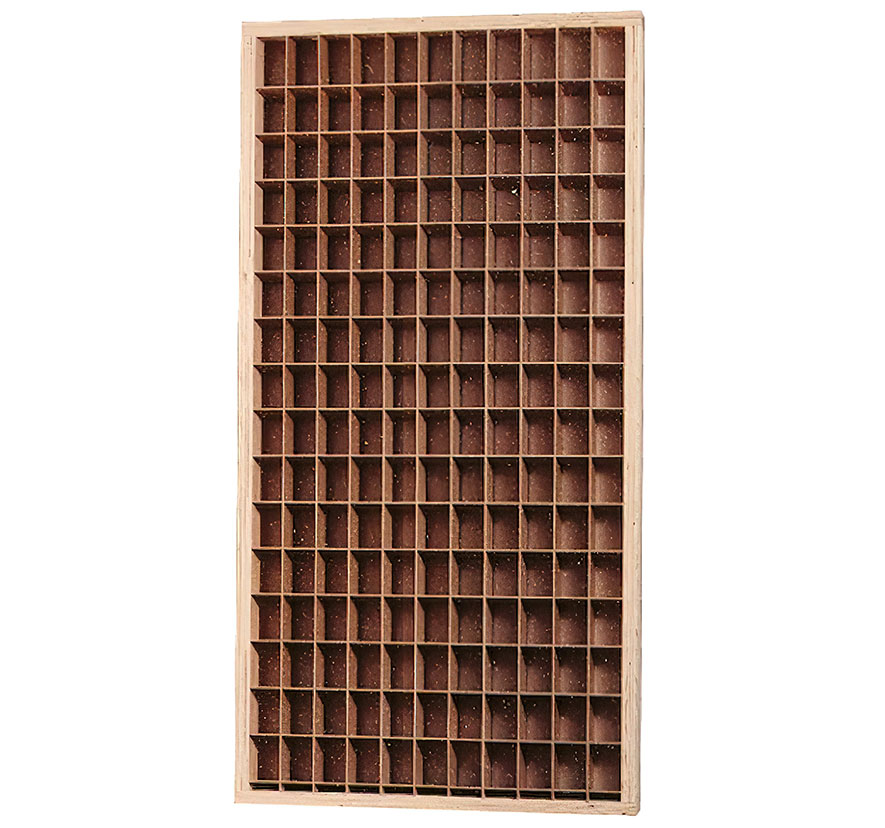 176 Opening Wall Mounted Tag Rack, Tray