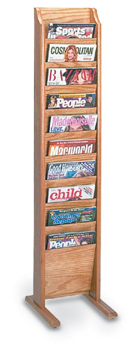 10 Magazine Freestanding Rack