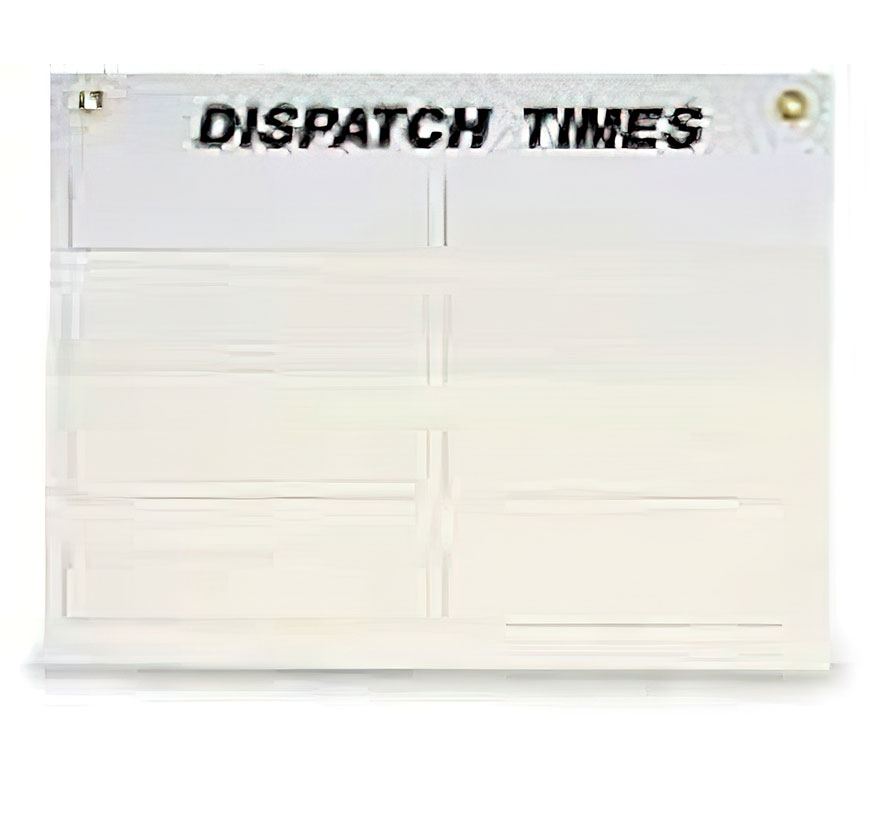 Small Dispatch Board, 18" x 24"