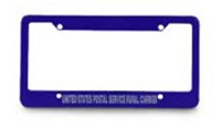 "USPS Rural Carrier" License Plate Frame
