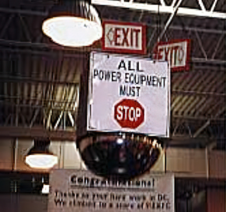 "All Power Equipment.." Sign, Two Sided