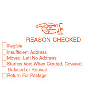 Pre-Inked Return to Sender Stamp: Option 11
