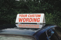 Custom Car Top Sign