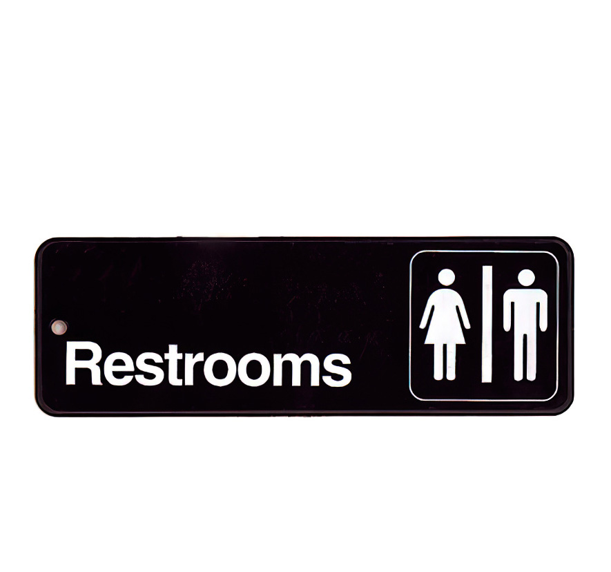 Jumbo Key Holders - Restrooms (unisex)