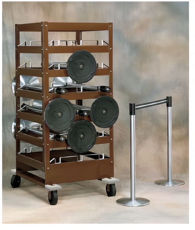 Deluxe Storage Cart with Bumpers