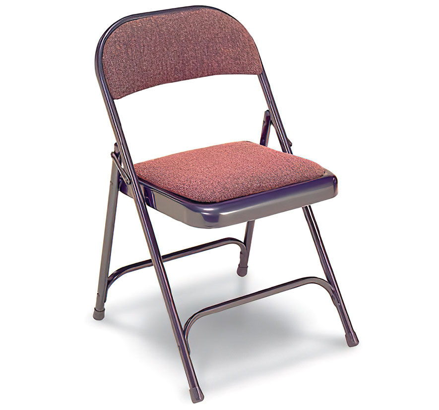 Extra Thick Folding Chair with Padded Seat & Back