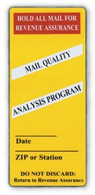 Mail Quality Analysis (MQA) Card