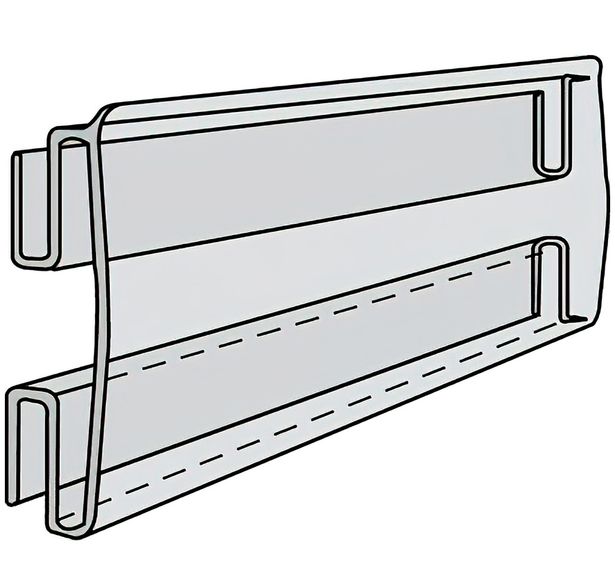 Wing Case Label Holders with Curb