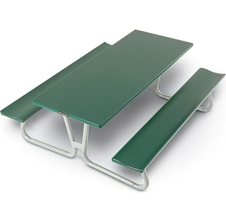 6' Folding Aluminum Picnic Table