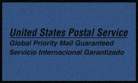 3' x 5' Bilingual Postal Slogan Mat