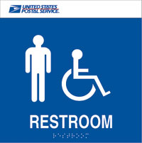 Signage, ADA Compliant, Restroom/Men