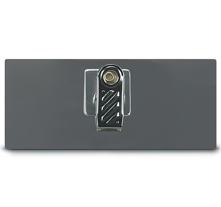 1½" x 3" Metal Name Badge - Large Swivel Clip Back