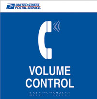 Signage, ADA Compliant, Volume Control