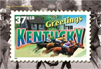 GREETINGS FROM KENTUCKY POSTCARD PUZZLE( 5 PACK )