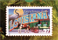 GREETINGS FROM LOUISIANA POSTCARD PUZZLE( 5 PACK )