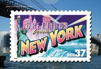 GREETINGS FROM NEW YORK POSTCARD PUZZLE( 5 PACK )