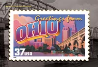 GREETINGS FROM OHIO POSTCARD PUZZLE (5-PACK)